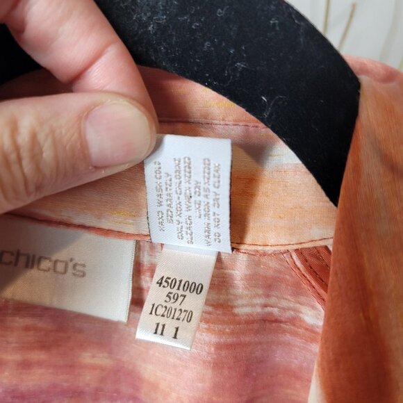 Chico's Jacket Womens 1 (Medium) - Picture 6 of 6